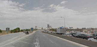 تحويل جزئي لحركة المرور بالمدخل الجنوبي للعاصمة