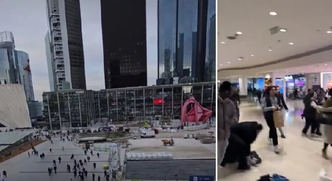 هلع كبير وفوضى بمنطقة تجارية في باريس