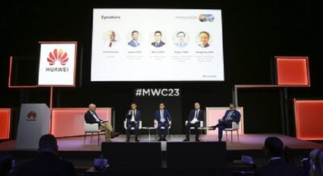 Huawei Enterprise BG press conference at MWC 2023