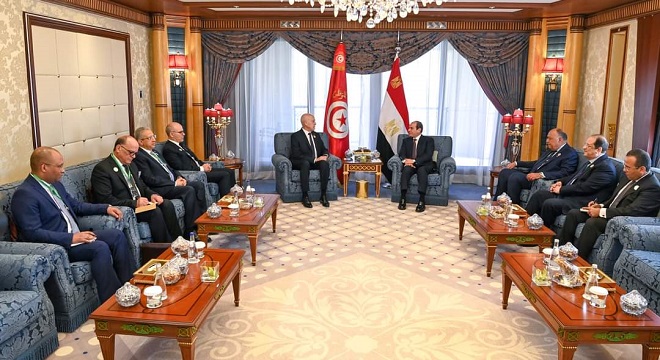 رئيس الجمهورية في قمة جدة