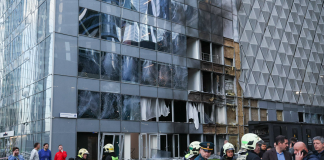 إحباط هجوم إرهابي بواسطة 3 مسيرات أوكرانية على أهداف في موسكو صباح اليوم.. (فيديو)