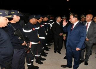 وزير الداخلية في زيارة ميدانية لولاية توزر