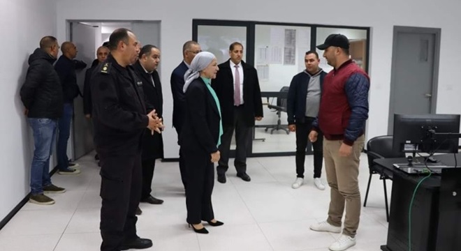 La ministre de la Justice à la prison d'El Mornaguia