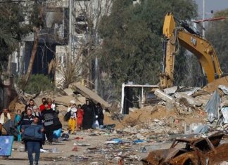 اكثر من 20 شهيدا جراء تجدد قصف الكيان الصهيونى على مخيم النصيرات وسط قطاع غزة