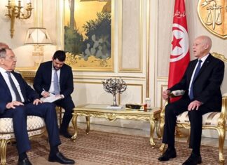 وزير الخارجية الروسي يعبر عن استعداد بلاده التام لمزيد تعزيز علاقاتها الوثيقة مع تونس في عدّة مجالات