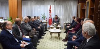وزيرة التجهيز والإسكان تستقبل رئيس اتحاد المقاولين العرب