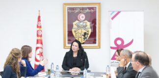 وزيرة الأسرة تعقد جلسة عمل مع رئيسة مكتب مجلس أوروبا بتونس