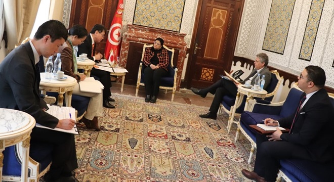 وزيرة الماليّة تلتقي بسفير اليابان بتونس