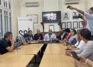 وائل الدحدوح يزور مقر النقابة الوطنية للصحفيين
