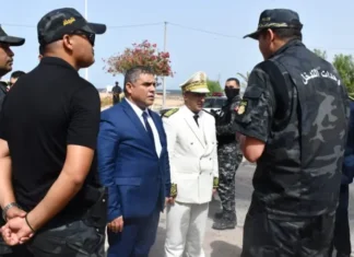 وزير الداخلية يتفقد عددا من الوحدات الأمنية في جزيرة جربة