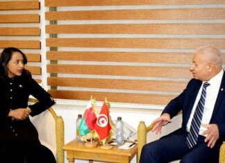 وزير التجارة يستقبل وزيرة الخارجية الملغاشية