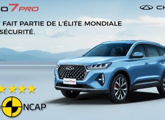 Euro NCAP خمس نجوم : Chery تؤكد تميزها في مجال السلامة مع سيارتها TIGGO 7