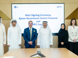 “مركز عجمان – منطقة حرة” يوقّع مذكرة تفاهم مع محاكم مركز دبي المالي العالمي