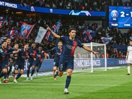 ماركينيوس يقود باريس سان جيرمان لحسم “الكلاسيكو” أمام مارسيليا
