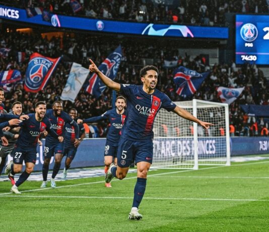 ماركينيوس يقود باريس سان جيرمان لحسم “الكلاسيكو” أمام مارسيليا
