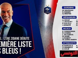 عاجل ورسمياً: زين الدين زيدان يعلن عن قائمته الأولى مع منتخب فرنسا!