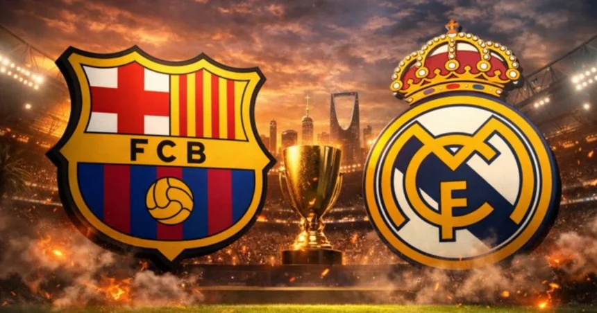 كلاسيكو-النار.-ريال-مدريد-وبرشلونة-يتصادمان-على-ذهب-السوبر-الإسباني-في-السعودية-860x452
